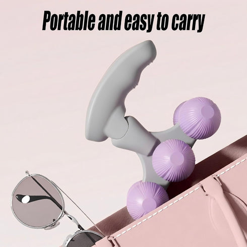 Konbison Muscle Roller Stick for Legs & Back, Silent Portable Massage Roller Ball, Deep Tissue Calf, Neck Massager
