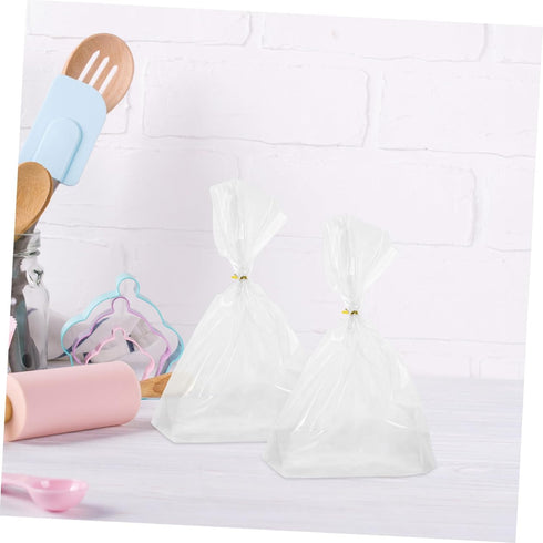 Packaging Vaguelly Loaf Bakery Bread Bags Tie Tabs Snack Storage Bags for Biscuits Cookies Candy Multi-Function