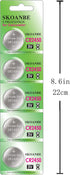 SKOANBE 5PCS CR2450 2450 BR2450 DL2450 ECR2450 3V Lithium Battery