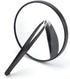 Stainless Steel Tweezers with 10X Magnifying Mirror Kit Tools for Men Women, Facial Hair Eyebrow Chin (2 Pcs, Black)