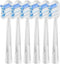 Laifen Cushioned Toothbrush Heads - 6 Count Replacement Heads for Adults, Compatible with Laifen Wave Electric