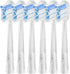 Laifen Cushioned Toothbrush Heads - 6 Count Replacement Heads for Adults, Compatible with Laifen Wave Electric