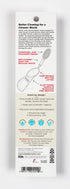 RADIUS Big Brush Toothbrush with Replaceable Head, Left Hand, Soft Coral Sparkle, BPA Free, ADA Accepted