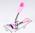 Stainless Steel Eyelash Curler with Comb, Pain-Free for All Eye Shapes, 5 Silicone Refill Pads, Light Pink