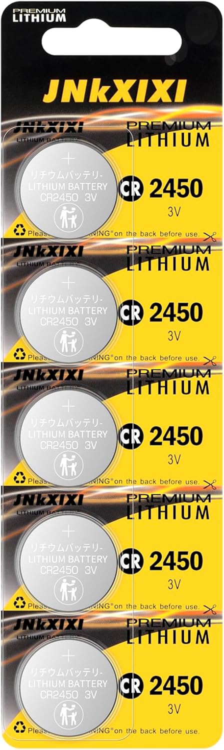 50 Pack Lithium CR2450 3V Batteries, 600mAh CR 2450 Battery