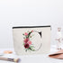 Birthday Gifts for Women, A-Z Personalized Makeup Bag, Monogrammed Travel Toiletry Organizer Zipper Pouch