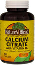 Nature's Blend Calcium Citrate with D3 100 Cplts