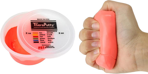 CanDo TheraPutty Standard Hand Exercise Putty, 2-Ounce