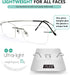 Eyekepper Titanium Rimless Reading Glasses for Men Women - Gunmetal +0.00