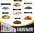 100 Pack Resealable Mylar Bags, Smell Proof Aluminum Foil Ziplock Pouches for Candy, Jewelry, Holographic Rainbow Color