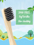 Bamboo Kids Toothbrushes (6 Pack) - Soft Bristle, Organic, Compostable, BPA Free, Eco-Friendly Wooden Toothbrush