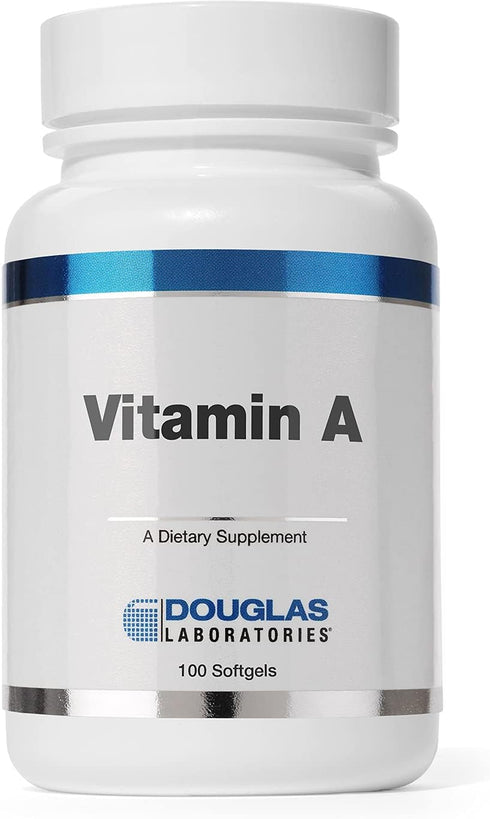 Douglas Laboratories Vitamin A, 10,000 I.U. from Fish Liver Oil, 100 Softgels
