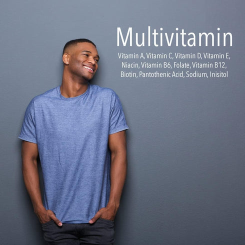 Adult Multivitamin Gummy - 120 Count (Pack of 2) with Vitamin C, Vitamin D, Vitamin E, Niacin, Vitamin B6, Folate,
