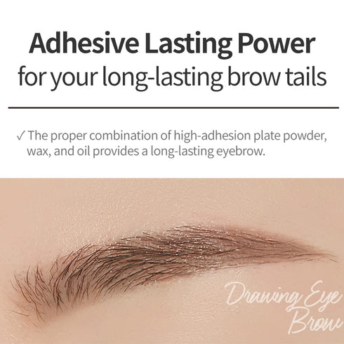 ETUDE Drawing Eye Brow #2 Gray Brown 21AD - Long-Lasting Eyebrow Pencil for Natural Daily Look, K-beauty