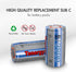 Tenergy 3800mAh Propel Sub C NiMH Flat Top Rechargeable Battery