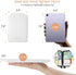 Portable Makeup Mirror with Lights, Rechargeable Travel Compact Vanity Mirror, 10X Magnification, 70 LEDs, 3 Color