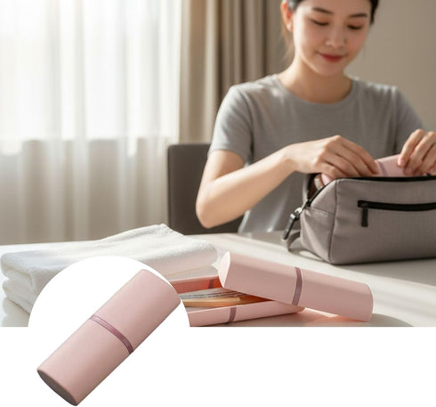Syyavrrta Travel Mouthwash Cup Portable Storage for Oral Care