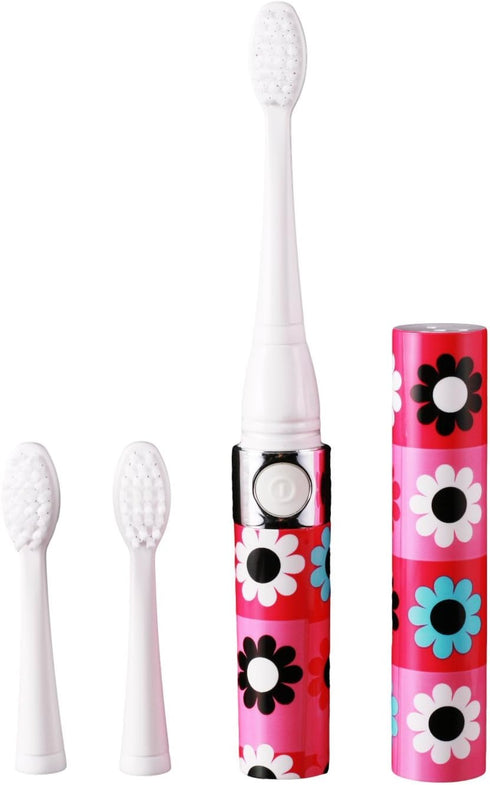 SONICETY Electric Toothbrush HI-923 Flower Polka Dot (Portable/Travel Size)