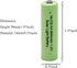QBLPOWER Ni-CD AA 800mAh 1.2V Rechargeable Battery for Solar Outdoor Lights Lamp Garden Yard Lawn(8 Pieces)