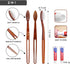 50 Pack Disposable Toothbrushes with Toothpaste Set, Individually Wrapped Disposable Toothbrushes, Travel Toothbrush Kit for Travel Hotel Guest, 2 Colors