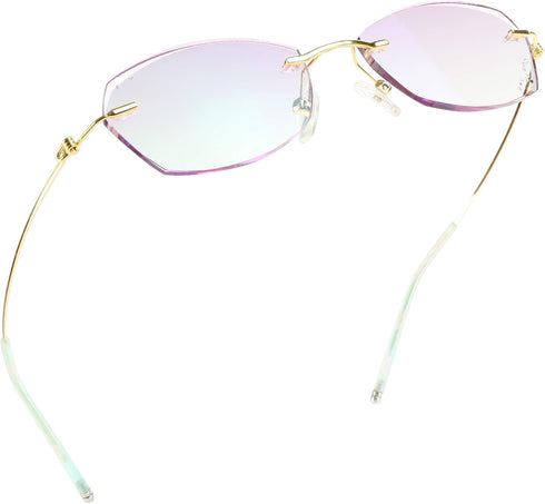 LifeArt Blue Light Blocking Glasses, Anti Blue Rays Computer Reading Glasses for Women (+1.00 Magnification)