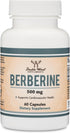 Berberine Supplement 500mg - 60 Capsules, Non-GMO, Gluten Free, AMPK Activator for Cardiovascular Health