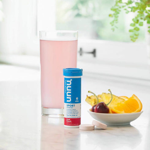 Nuun Hydration Drink Tab - Active - Fruit Punch - 10 Tablets, Case of 6