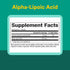 Natural Factors Alpha-Lipoic Acid 400 mg, Whole Body Antioxidant Support, 60 Capsules