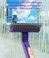 Oiyaku Lightweight Scraper Cleaning Brush with Hard Bristles and Built-in Garbage Holder, Multi-Surface Cleaner