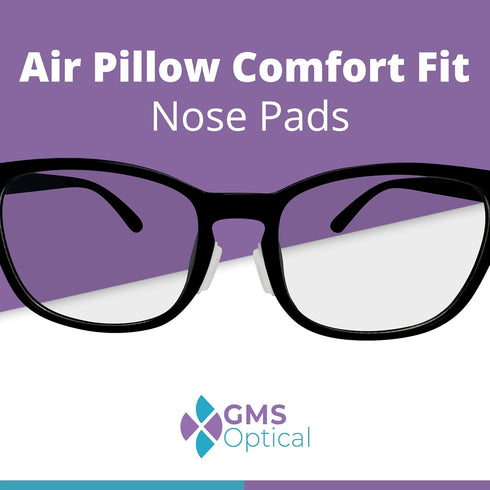 Sunglasses(15mm 7mm 3.2mm) (10 GMS Optical Adhesive Anti-Slip Halfmoon Air Bag Cushion Silicone Nose Pad Reduce