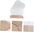 1pc Tabletop Photo Dormitory Table, European Frameless Irregular Lady Dressing Wooden Stand Countertop Mirror