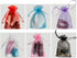 PMLAND 100 Pcs Organza Mesh Drawstring Bags, 4 x 6 Inches for Jewelry Party Favors