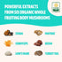 FreshCap Ultimate Mushroom Complex - Lions Mane, Reishi, Cordyceps, Chaga, Turkey Tail, Maitake - 60 Capsules for