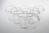Golden Apple, 9oz-50 Sets Clear Plastic Cups with Clear Dome Lids, No Hole