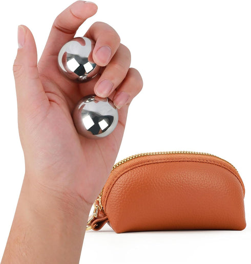 varlty 1.5-inch Baoding Balls with Chime:Traditional Chinese Balls for Hand Therapy, Hand Exerciser, Finger Exerciser