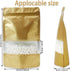 50 pcs Brown Smell Proof Bags 3.9x5.9 In Resealable Stand Up Food Storage Bags with Window Matte Foil Sealable Bags Pouches for Candy Coffee Sample for Small Business Packaging by PQZKLDP