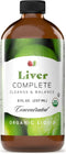 Liver Complete Organic Liquid Concentrate - 8oz Liver Cleanse & Digestive Bitters Vinegar Supplement