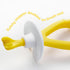 Frida Baby Training Toothbrush for Babies, Soft Silicone Bristles, Yellow