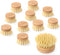 Xosjska 10 Pcs Bamboo Dish Brush Replacement Heads Wooden Washing Up-Brush Heads Bamboo
