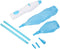 KIMISS Hand Duster for Cleaning, 180° Bendable Electric Feather Duster for Window Blinds and Furniture
