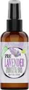 Healing Solutions Lavender Spray 4 oz – Aromatherapy Oil Spray with Water Infused Lavender Essential Oil
