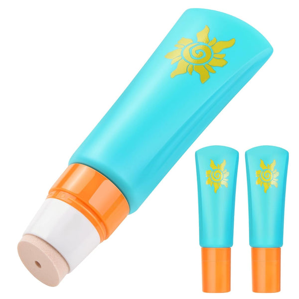 MONVIE Sunscreen Applicator, Refillable and Spill Proof Kids Sunscreen Lotion Applicator with
