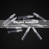 Thyores 50pcs Mini Perfume Atomizer, Clear Plastic Spray Bottle, Portable Fragrance Spray Bottle - 3ml