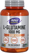 NOW Foods L-Glutamine 1,000 Milligram, 120 Capsules