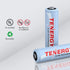 Tenergy AA Rechargeable Battery, 2500mAh High Capacity NiMH, 1.2V Double A Batteries, 12 Pack