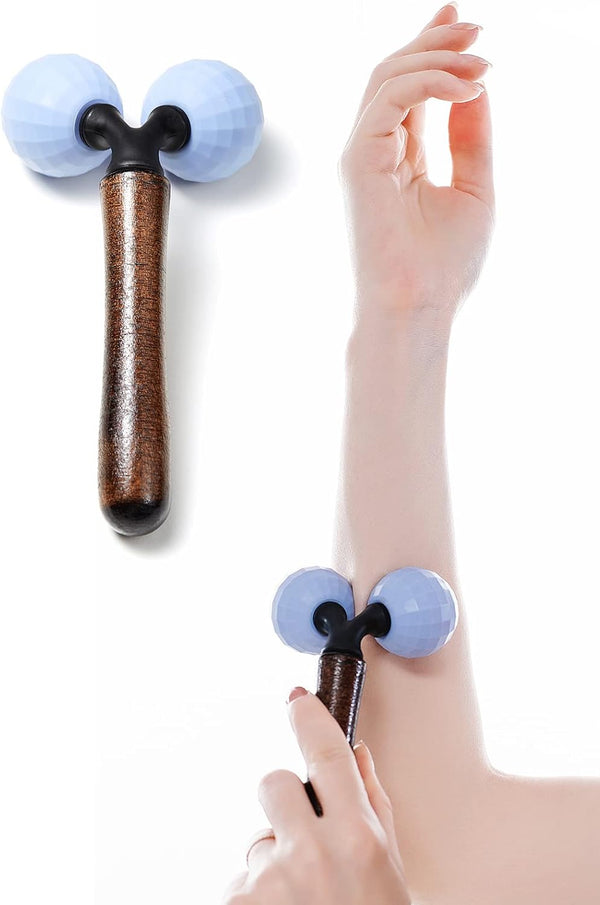 Relax Massage RollerHandheld Total Body Massager Tools for Back, Neck, Foot, Calf,