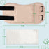 Pack Pack DEROWN Castor Oil Wrap, Less Mess, Organic Cotton & Waterproof PUL, Reusable Massage Kit with Anti Leak