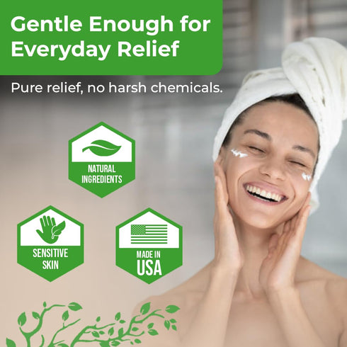 Wild Naturals Eczema & Psoriasis Cream for Dry Skin, Moisturizing with Manuka Honey