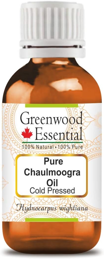 Pure Chaulmoogra Oil - 100% Natural Therapeutic Grade Cold Pressed for Personal Care 50ml (1.69 oz)
