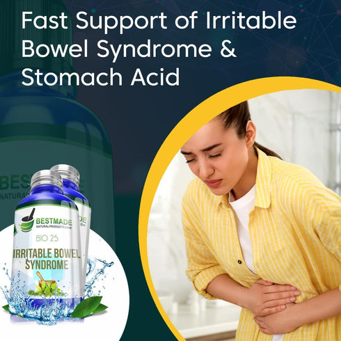 Bestmade Natural Products Bio25 Digestive Comfort Solution, Natural Remedy for Irritable Bowel Syndrome